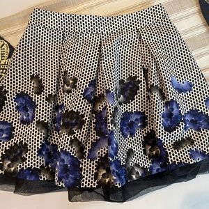 Floral print size 2 Express skirt
